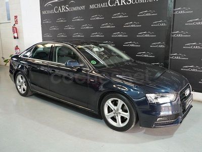 Usado Audi A4 S-Line 225 CV (165 kW) 2014 Azul Berlina