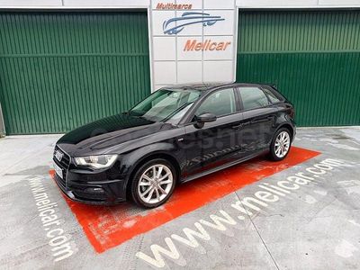 Usado Audi A3 S-Line 110 CV (80 kW) 2014 Negro Berlina
