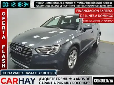 Usado Audi A3 151 CV (111 kW) 2020 Gris Berlina