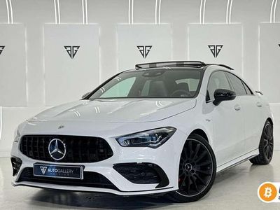 Usado Mercedes CLA35 AMG AMG 306 CV (225 kW) 2021 Blanco Coupe