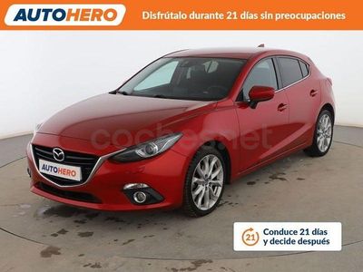 Usado Mazda 3 Luxury 105 CV (77 kW) 2016 Rojo Berlina