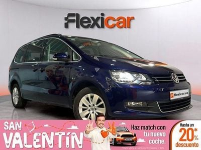 Usado VW Sharan Advance 150 CV (110 kW) 2020 Azul Monovolumen
