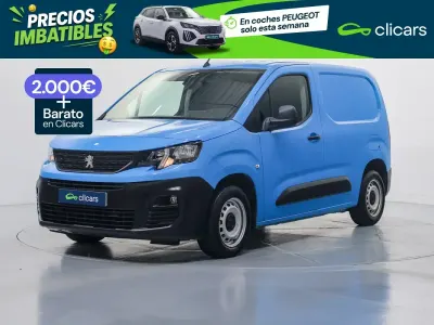 Usado Peugeot Partner Premium 75 CV (55 kW) 2019 Azul Monovolumen