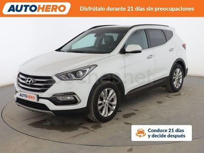 Blanco Usado 2017 Hyundai Santa Fe SUV | 21.799 € (Precio justo)