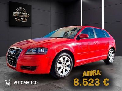 Usado Audi A3 Attraction 140 CV (102 kW) 2007 Rojo Utilitario