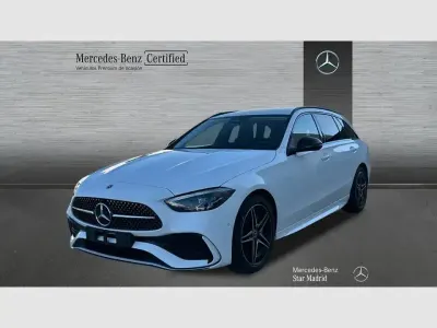 Usado Mercedes C200 163 CV (119 kW) 2025 Blanco polar Familiar