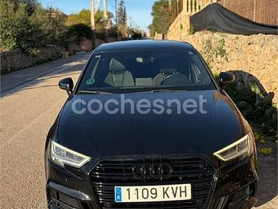Usado Audi A3 S-Line 116 CV (85 kW) 2019 Negro Berlina