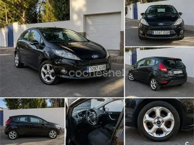 Usado Ford Fiesta Trend 68 CV (50 kW) 2009 Negro Berlina