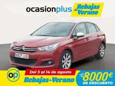 Usado Citroën C4 Feel 99 CV (72 kW) 2015 Rojo Utilitario