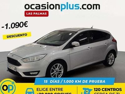 Usado Ford Focus Trend+ 125 CV (91 kW) 2018 Plateado Utilitario