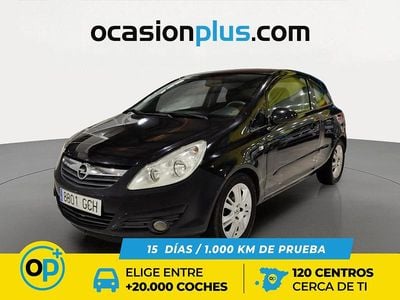 Usado Opel Corsa Enjoy 80 CV (58 kW) 2008 Negro Utilitario