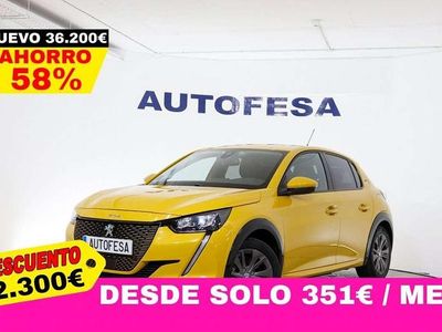 Usado Peugeot e-208 Allure 50 kW (68 CV) 2020 Amarillo Utilitario