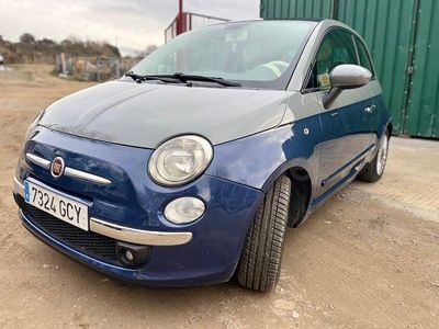 Usado Fiat 500 Lounge 75 CV (55 kW) 2008 Azul Berlina