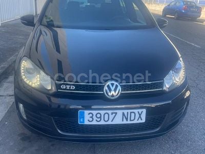 Usado VW Golf VI GTD 184 CV (135 kW) 2011 Negro Utilitario