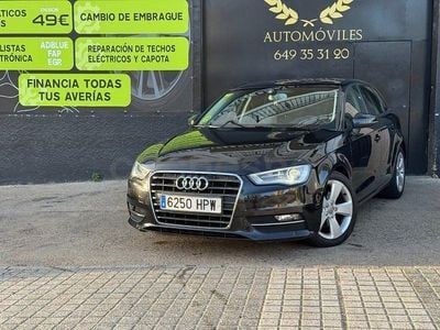 Usado Audi A3 Attraction 150 CV (110 kW) 2013 Negro Berlina