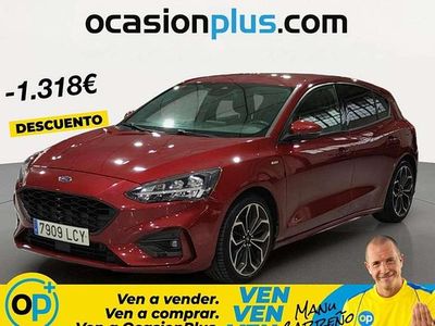 Usado Ford Focus ST-Line 125 CV (91 kW) 2019 Rojo Utilitario