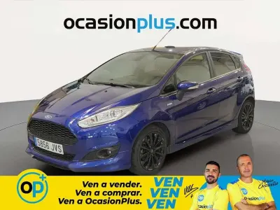 Usado Ford Fiesta ST-Line 120 CV (88 kW) 2016 Azul Utilitario