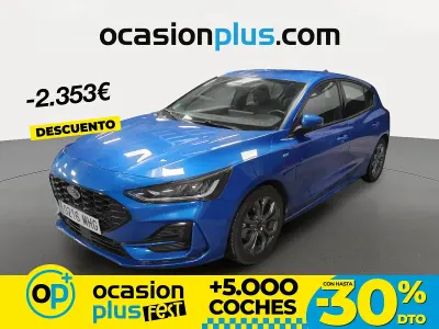 Usado Ford Focus ST-Line 125 CV (91 kW) 2023 Azul Berlina