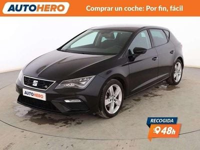 Usado Seat Leon FR 150 CV (110 kW) 2017 Negro Berlina