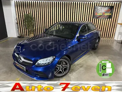Usado Mercedes C200 160 CV (117 kW) 2019 Azul Berlina