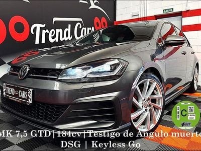 Usado VW Golf VII GTD 185 CV (136 kW) 2018 Gris / plata Berlina