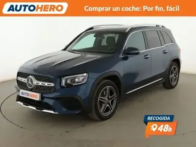 Usado Mercedes GLB200 AMG line 150 CV (110 kW) 2022 Azul SUV
