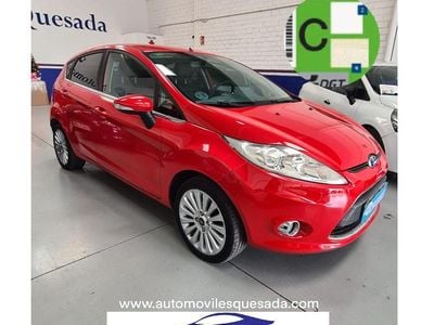 Usado Ford Fiesta Titanium 96 CV (70 kW) 2010 Rojo Utilitario