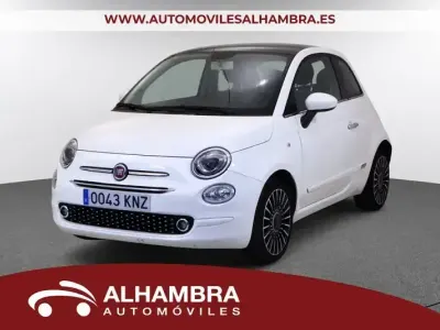 Używany Fiat 500 Lounge 69 KM (50 kW) 2018 Biały Sedan/Limuzyna