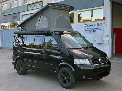 Usado VW Multivan Highline 174 CV (127 kW) 2007 Negro Monovolumen