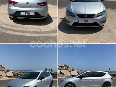 Usado Seat Leon FR 150 CV (110 kW) 2016 Gris / plata Berlina