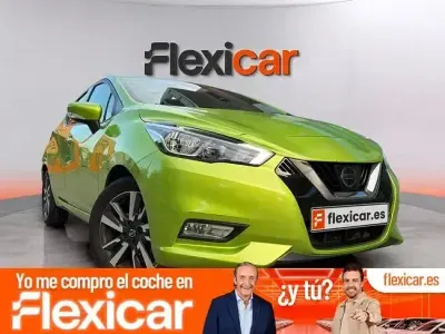 Usado Nissan Micra Acenta 71 CV (52 kW) 2018 Verde Utilitario