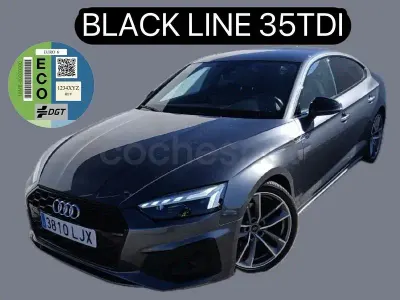 Usado Audi A5 Sportback S-Line 163 CV (119 kW) 2020 Gris / plata Utilitario