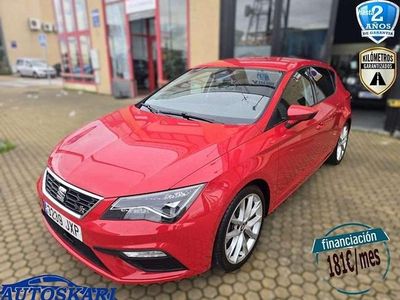 Usado Seat Leon ST Style 150 CV (110 kW) 2017 Rojo Familiar