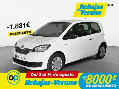 Usado Skoda Citigo Active 60 CV (44 kW) 2019 Blanco Utilitario