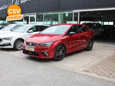 Usado Seat Ibiza FR 116 CV (85 kW) 2020 Rojo Utilitario
