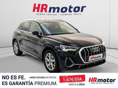 Usado Audi Q3 S-Line 150 CV (110 kW) 2020 Negro SUV