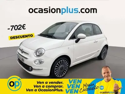 Usado Fiat 500 Lounge 69 CV (50 kW) 2017 Blanco Utilitario