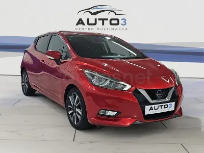 Usado Nissan Micra Tekna 90 CV (66 kW) 2019 Rojo Utilitario