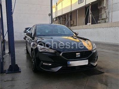 Negro Usado 2021 Seat Leon FR Berlina | 23.500 € (Un poco caro)
