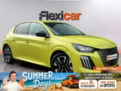 Usado Peugeot 208 Allure 100 CV (73 kW) 2025 Amarillo Utilitario