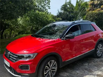 Usado VW T-Roc Sportline 150 CV (110 kW) 2018 Rojo SUV
