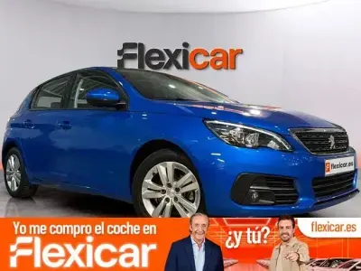Usado Peugeot 308 Active 110 CV (80 kW) 2021 Azul Berlina