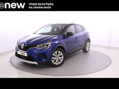 Usado Renault Captur Intens 91 CV (66 kW) 2021 Azul SUV