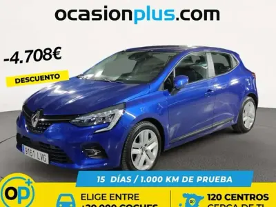 Usado Renault Clio Intens 140 CV (102 kW) 2021 Azul Utilitario
