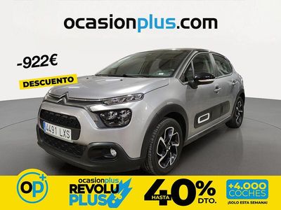 Usado Citroën C3 Feel 83 CV (61 kW) 2022 Gris Utilitario
