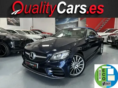 Usado Mercedes 200 184 CV (135 kW) 2021 Azul Descapotable