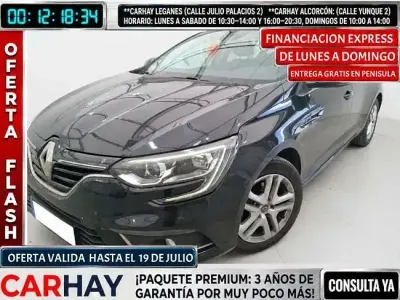Usado Renault Mégane GrandTour Business 115 CV (84 kW) 2020 Negro Familiar