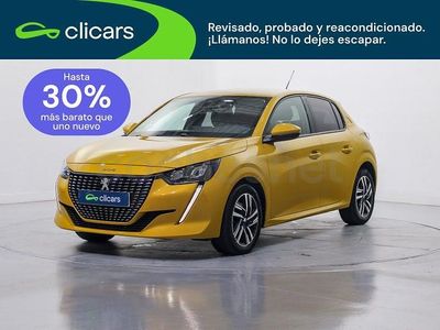 Usado Peugeot 208 Allure 100 CV (73 kW) 2022 Amarillo Utilitario
