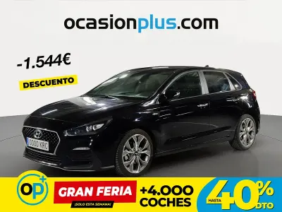 Usado Hyundai i30 N Line 140 CV (102 kW) 2018 Negro