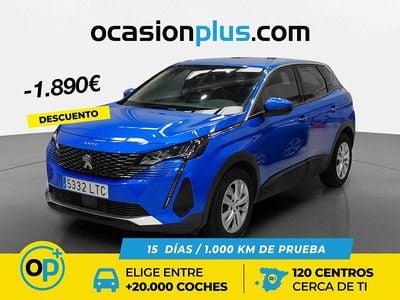 Azul Usado 2021 Peugeot 3008 Active SUV | 20.790 € (Precio justo)